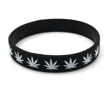 Maple Leaf Silicone Wristbands Unisex Waterproof Sports Rubber Band Bracelets
