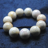Men's Natural Stone Bracelet with Elastic Wire - Powerful Bangle