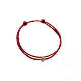 Four-leaf Clover Red Thread Charm Bracelet for Women Men