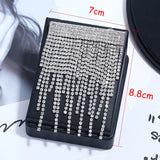 Mini Rhinestone Hair Claws with Tassel Lady Hairwear