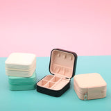 Mini Travel Jewelry Zipper Case Box Storage