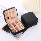 Mini Portable Jewelry Box Display Organizer Travel Case