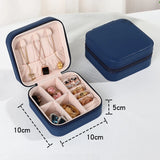 Mini Portable Jewelry Box Display Organizer Travel Case