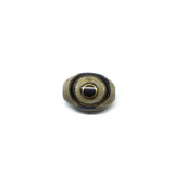 Natural Agate Copper Wire Inlay 10mm*13mm 3 EYES Dzi Beads