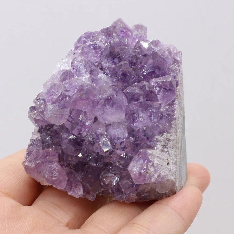 1PC Natural Amethyst Crystal Cluster Quartz Raw Crystals Healing Stone