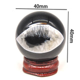 Natural Crystal Ball Evil Eye Agate Stone Globe Massaging Ball