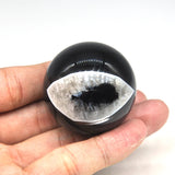 Natural Crystal Ball Evil Eye Agate Stone Globe Massaging Ball