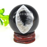 Natural Crystal Ball Evil Eye Agate Stone Globe Massaging Ball