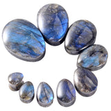Labradorite Stone Teardrop Ear Plug Gauges