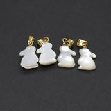 Shell Rabbit Pendant for Jewelry Making DIY Necklace Women Chocker