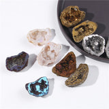 Natural Stone Cluster Healing Stone Agates Crystal Charm Pendant