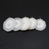 Natural Stone Crystal Cluster Pendant Druzy Agate Charms for DIY Necklace Making