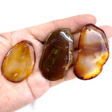 Natural Striped Agates Pendant Necklace Charms DIY Jewelry Making