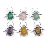 Rose Quartz Abalone Shell Oval Stone Charms for DIY Necklaces Women
