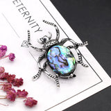 Rose Quartz Abalone Shell Oval Stone Charms for DIY Necklaces Women