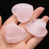 Natural Stone Rose Quartz Heart Chakra Healing Reiki Gem 40mm