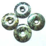 African Turquoise Donut Shape Beads 25MM-50MM