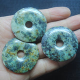 African Turquoise Donut Shape Beads 25MM-50MM