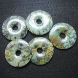 African Turquoise Donut Shape Beads 25MM-50MM
