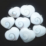 1PC Madagascar Sun Shellfish Fossils Saltwater Shell Charms Pendants