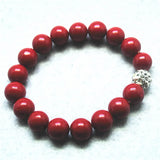 1PC Mother of Pearl Shell Women Bracelets 10MM Round Shape 3 Colors