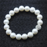 1PC Mother of Pearl Shell Women Bracelets 10MM Round Shape 3 Colors