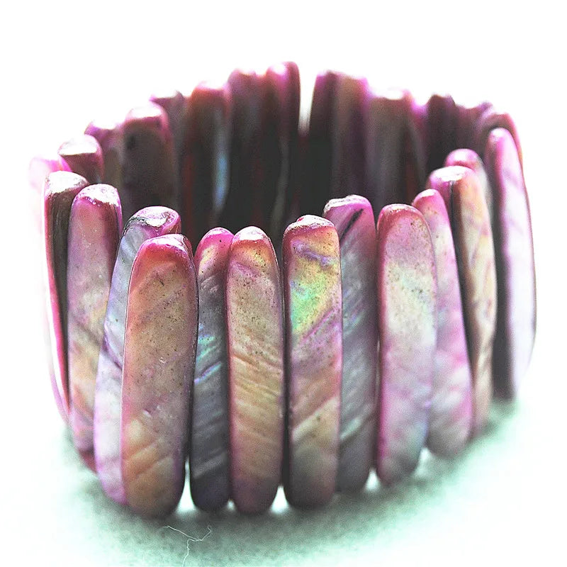 1PC Shell Bracelet Mother Of Pearl Women Bangle 45MM Height