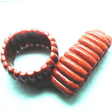 Nature Sponge Coral Bracelet Women Bangle 35MM Width Clothes Party Wear