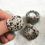 1PC Nature Stone Rings for Wedding Marriage Evening Decorative Red Malachite