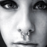 Surgical Steel 0G-8G CBR PA Septum Piercing Jewelry