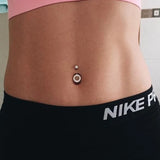 1PC Belly Button Rings, Gothic Navel Piercing Jewelry