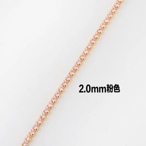 Bling Pink CZ Tennis Choker Necklace for Women Wedding Jewelry