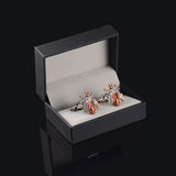 Cufflinks Box Gift Storage Case Plastic Jewelry BOX