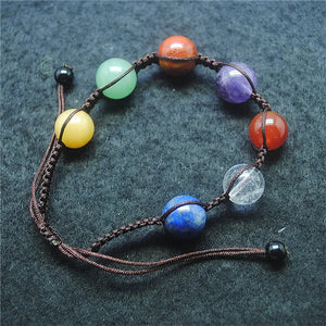 Flexible Gem Stone Bracelets Round And Square Shape 12MM