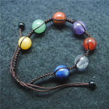 Flexible Gem Stone Bracelets Round And Square Shape 12MM