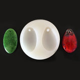 Oval/Tear Drop Silicone Mold for Jewelry Pendant Resin Silicone Mould Crafts