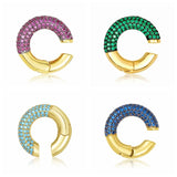 Crystal Ear Cuff Metal Clip Women C Shape Earring Jewelry
