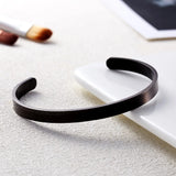 Personalized Engraved Stainless Steel Name Bracelet for Women Men