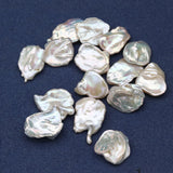1PC Petal Shape Pearl Natural Freshwater Pearl Beads No Hole Loose Beads 13-18mm