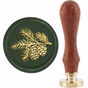 Pine Cones Wax Seal Stamp 30mm for Invitations