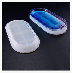 Large Plate Tray Jewelry Mold Silicone DIY Epoxy Resin Molds