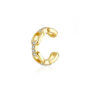 24K Gold/Silver Plated Zircon Ear Cuff Women Earrings