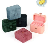 High-end Velvet Mini Organizer Jewelry Box Storage Box