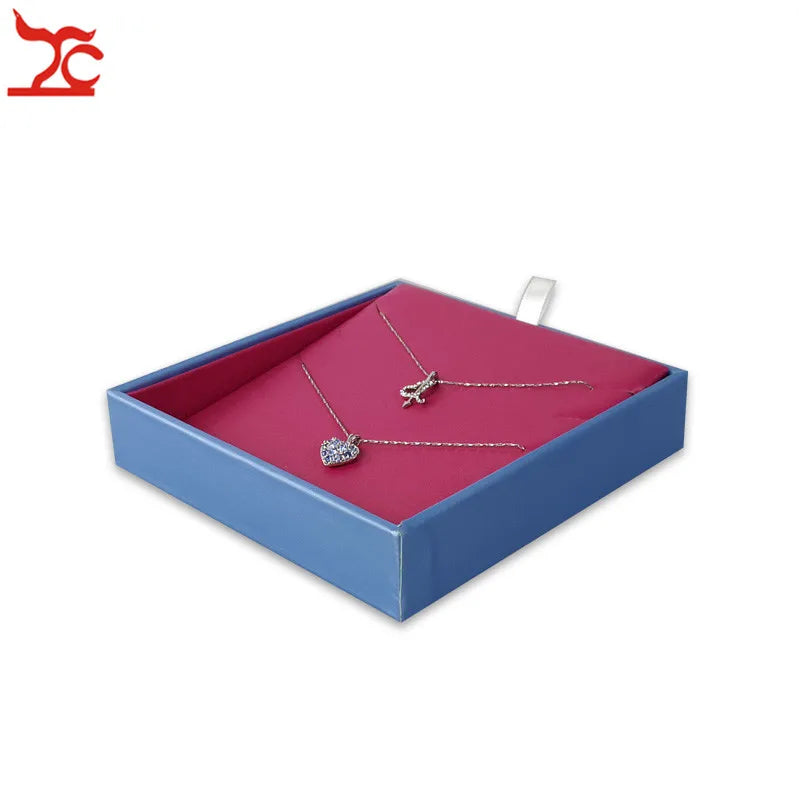 Portable PU Necklace Earring Jewelry Display Tray