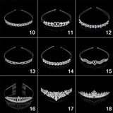Crystal Bridal Tiaras Headband for Girls Prom Wedding Party Hair Jewelry