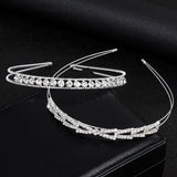 Crystal Bridal Tiaras Headband for Girls Prom Wedding Party Hair Jewelry