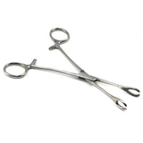 Slotted Sponge Forceps Ring Clamp Pliers Piercing Tool