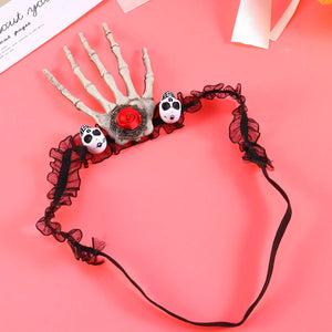 Bone Pendant Necklace for Cosplay Halloween Fancy Party