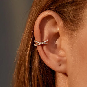 Punk Metal Ear Cuff for Women No Piercing C Shape Ear Wrap Clip
