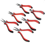 Red Jewelry Pliers Tool for Beadwork Repair Beading Making DIY